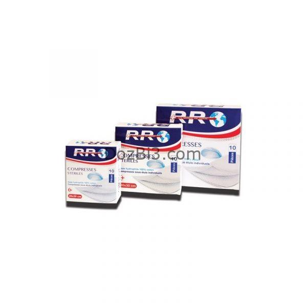 RR COMPRESSES STERILES 20CMX20CM 10 UNITES
