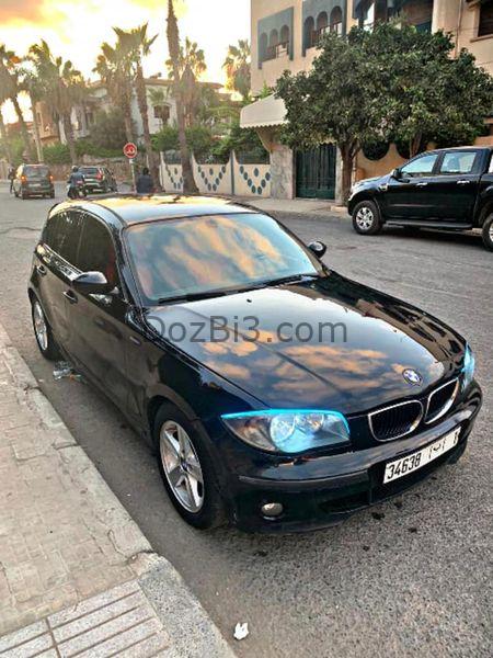 BMW serie 1 noir jamais accidenté