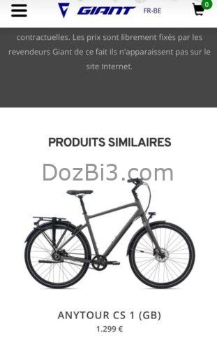 Vélo giant 2022