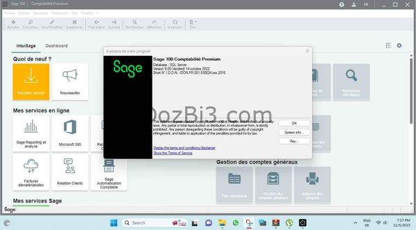 Logiciel SAGE 100CLOUD V9