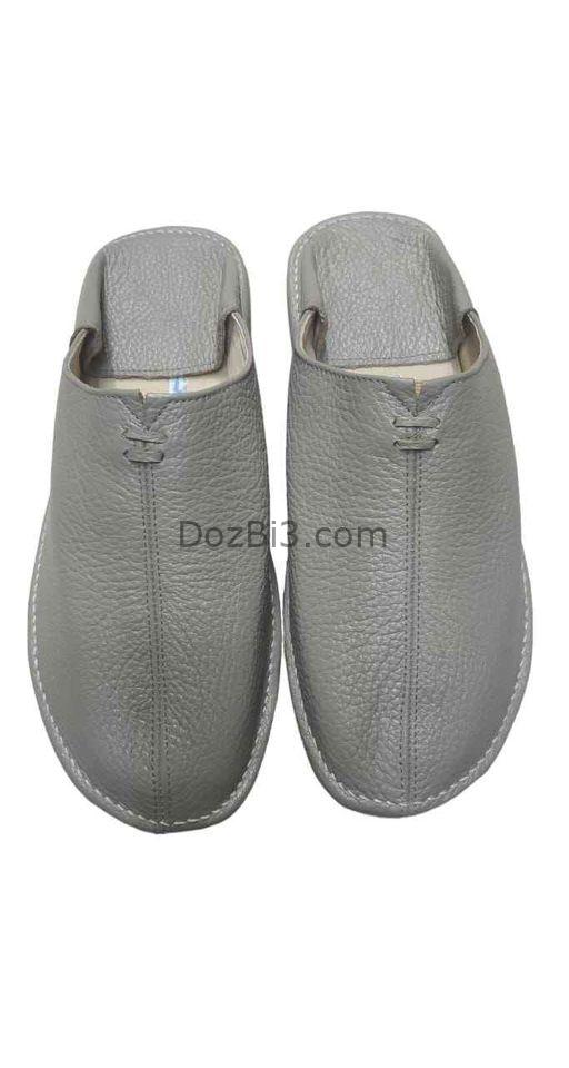 Babouche artisanale moderne pour les hommes en cuir