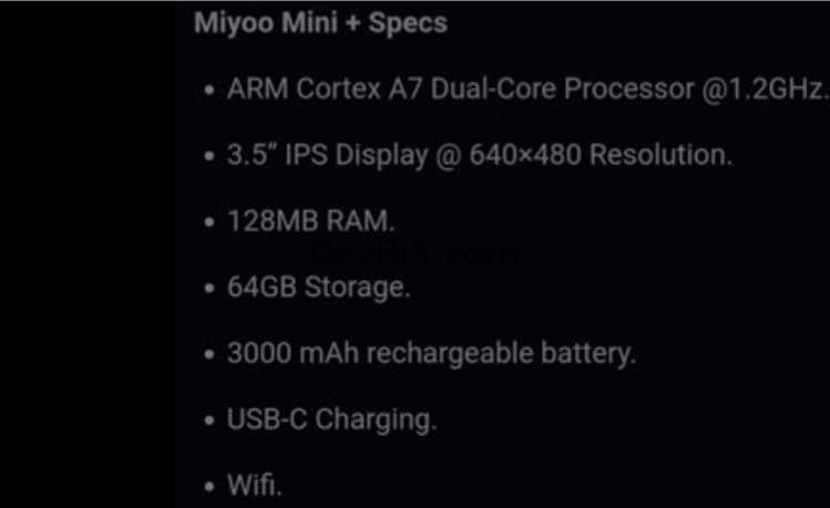 Miyoo Mini Retro console portable