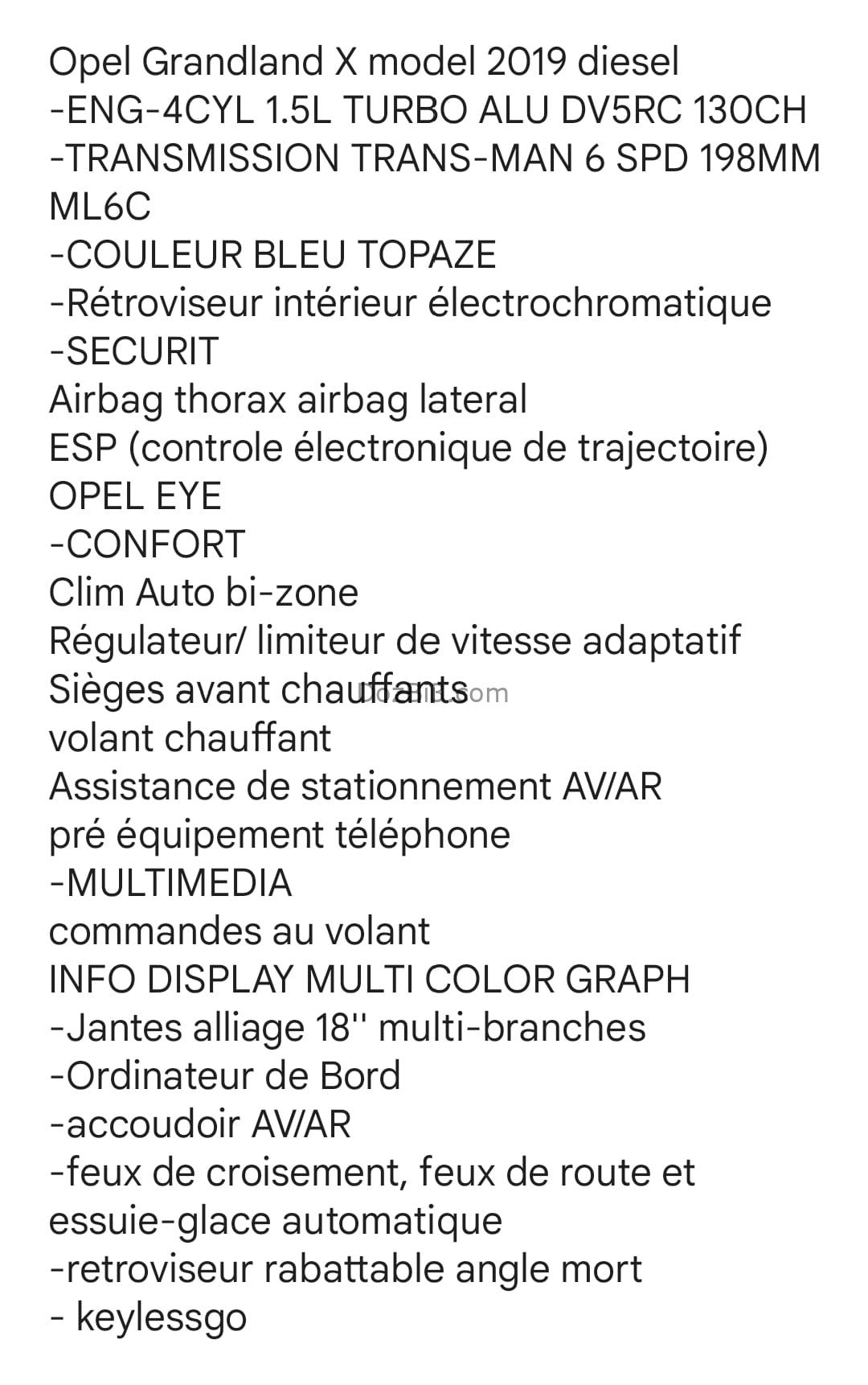 OPEL GRANDLAND X