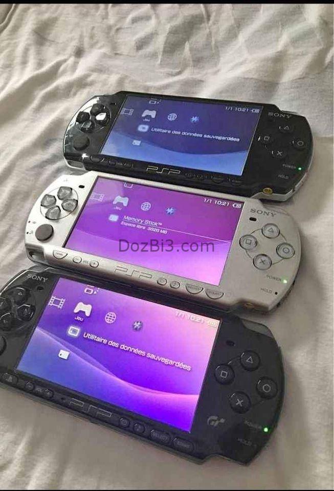 PSP مع جميع الاكسسوارات