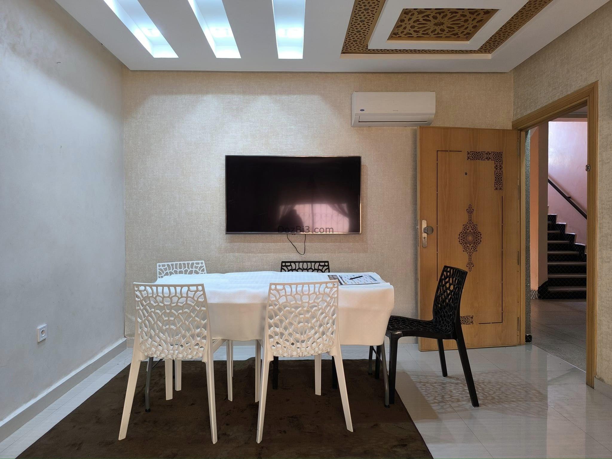 شقة مفرشة للكراء لمدة طويلة