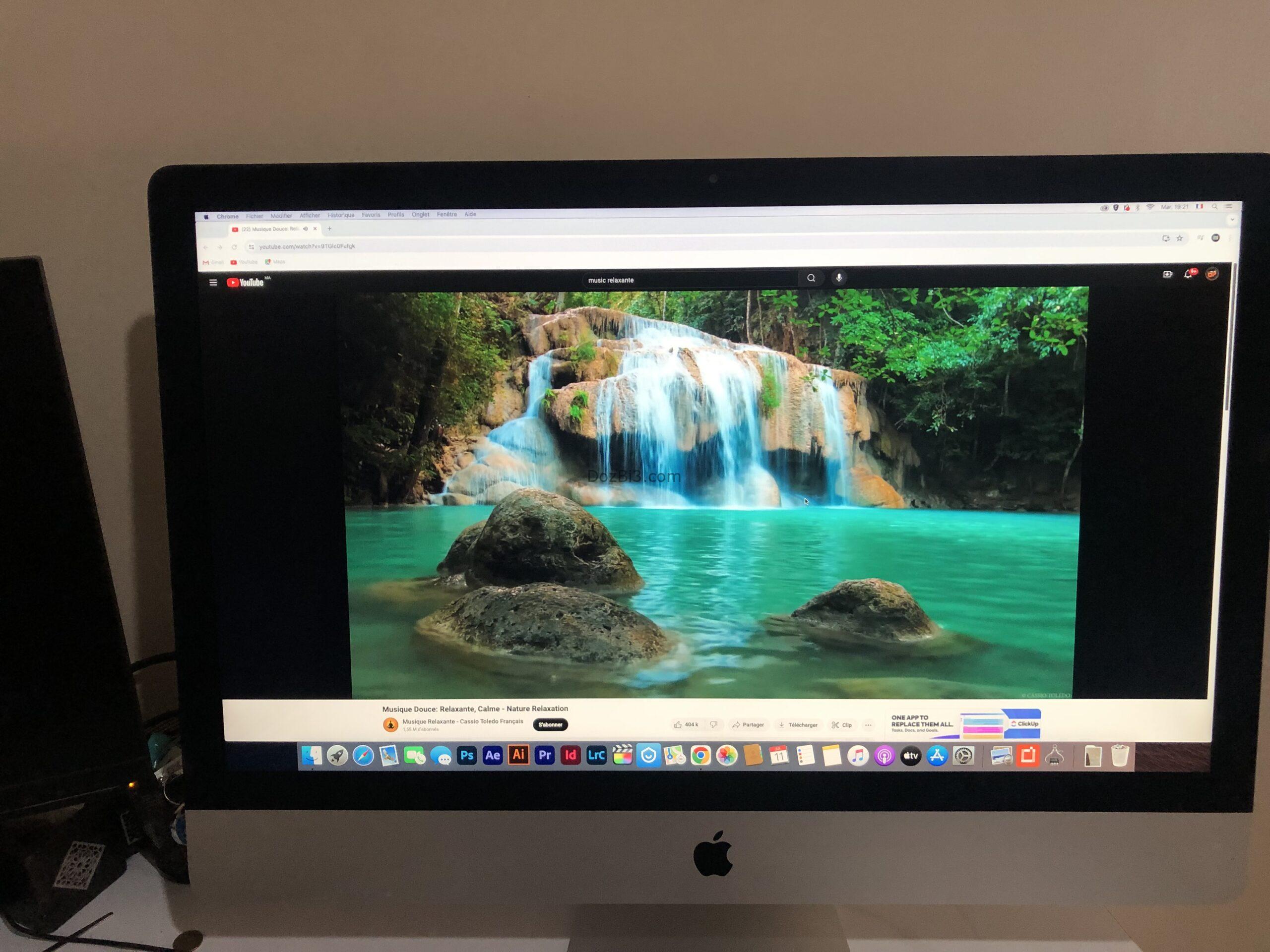 iMac 27 pouce model ( fin 2012) slim processeur i5 /16 gb ram / 512 SSD Bon état