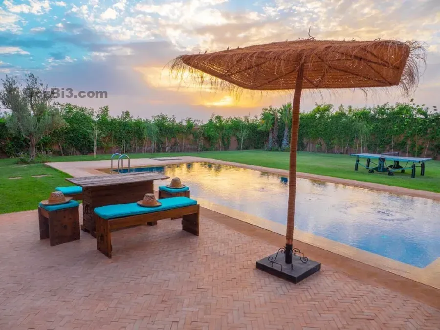 Villa entièrement meublée style Riad