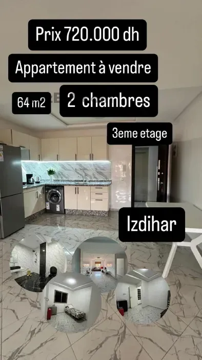 Appartement a vendre Izdihar