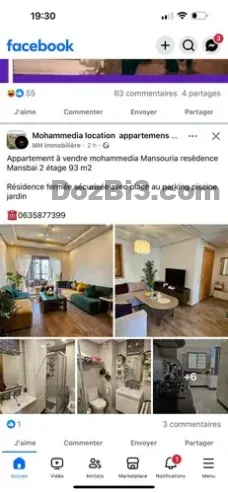 Appartement à vendre à Mansouria