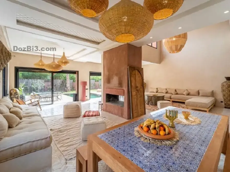 Belle Villa à Louer Meublée avec Jardin et Piscine
