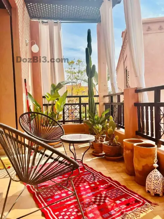 LOCATION D’UN MAGNIFIQUE APPARTEMENT MEUBLÉ – JARDIN DE L’ATLAS