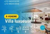 Villa luxueuse à vendre quartier Iligh