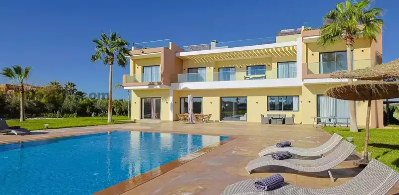 Villa de luxe à louer – 7 suites – route d’Ourika
