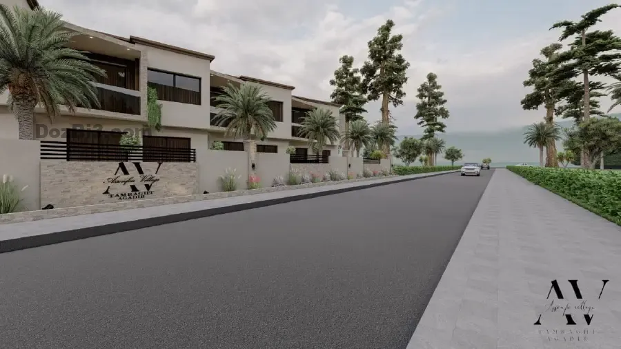 Projet Villas – Tamraght – À 3 min du plage
