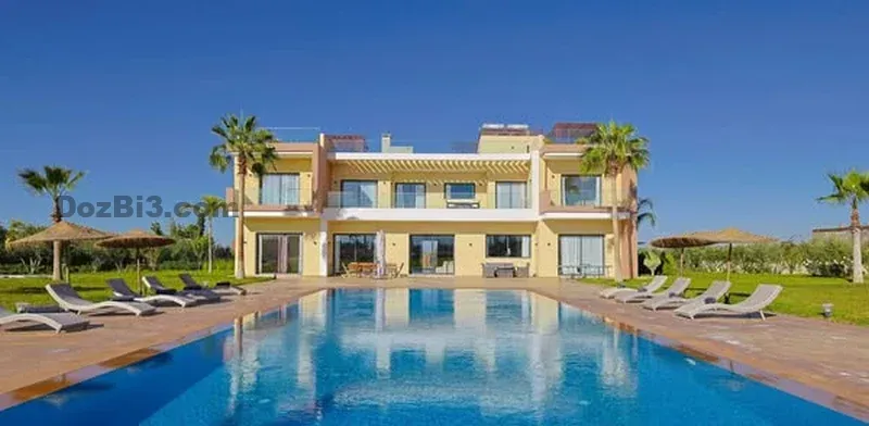 Villa de luxe à louer – 7 suites – route d’Ourika