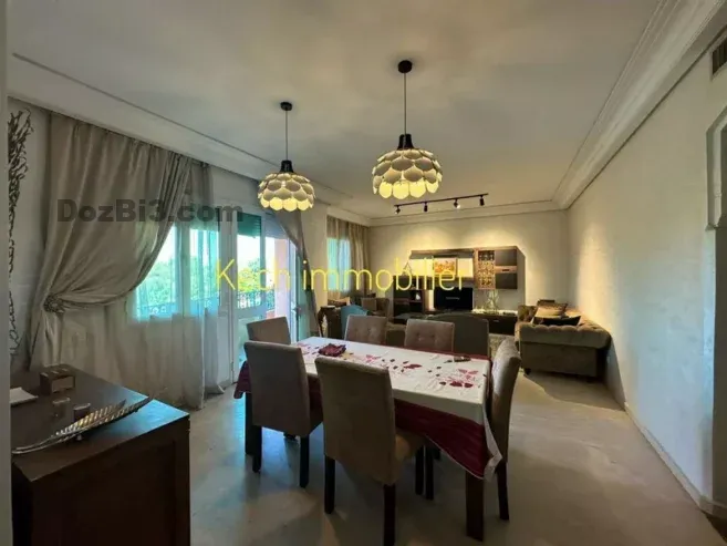 joli appartement meublé à louer Gueliz
