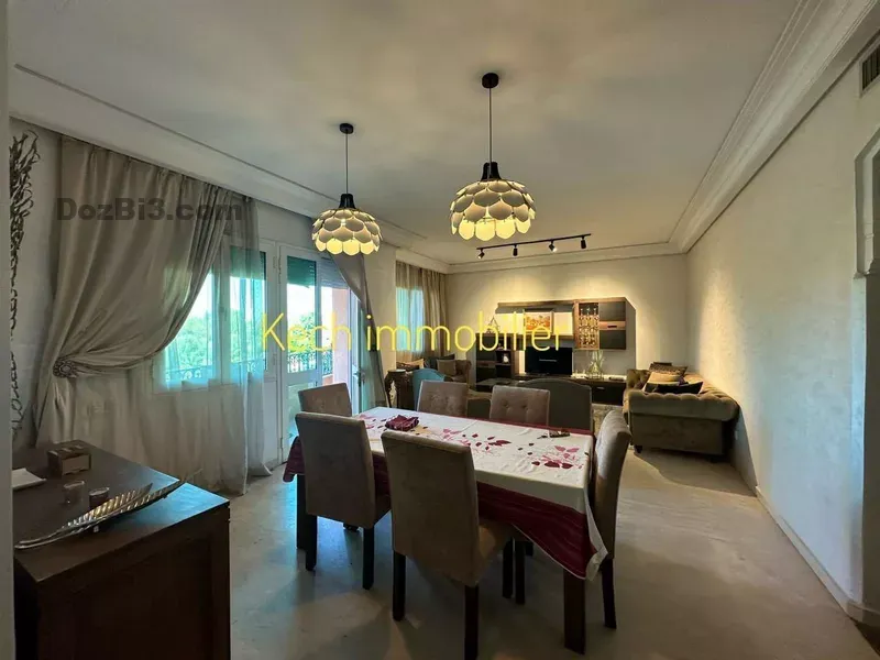 joli appartement meublé à louer Gueliz