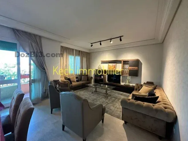 joli appartement meublé à louer Gueliz