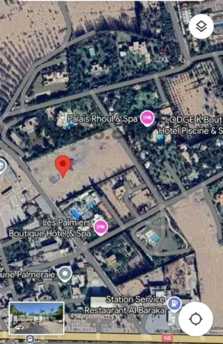 Terrain titré à vendre au cœur de la Palmeraie de Marrakech