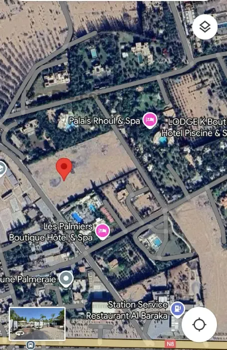 Terrain titré à vendre au cœur de la Palmeraie de Marrakech