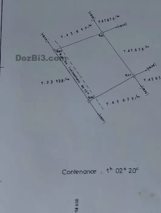 Terrain titré à vendre au cœur de la Palmeraie de Marrakech
