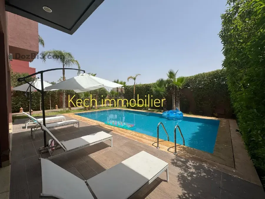 villa avec piscine à vendre Route de casa