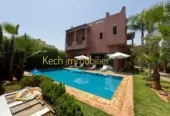 villa avec piscine à vendre Route de casa