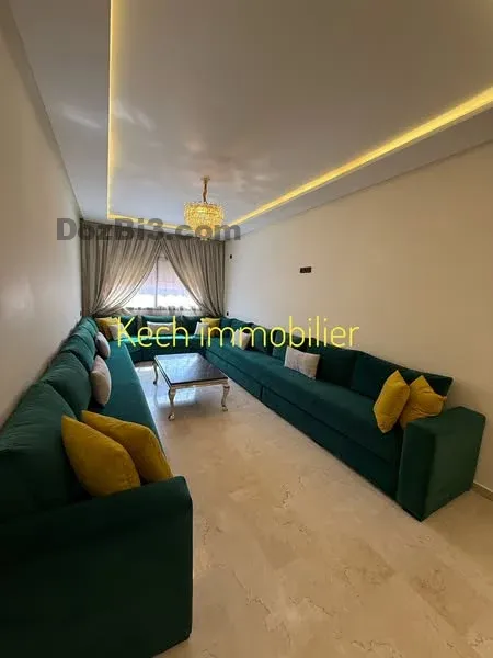 appartement meublé a louer gueliz