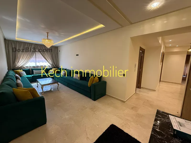 appartement meublé a louer gueliz