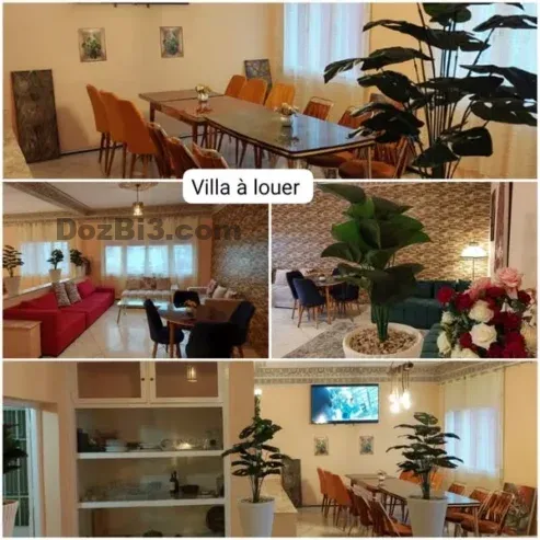 villa à louer à rabat rue Sektana