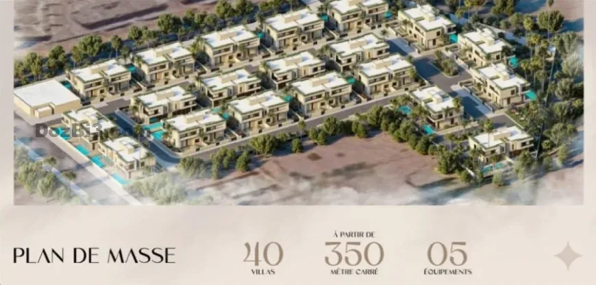 Projet de 40 Villas à Prestigia