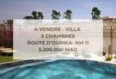 Villa isolée à vendre route OURIKA