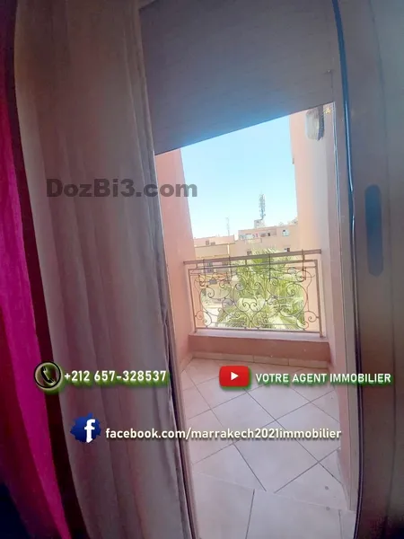 Appartement à Louer route de casa – meublé avec piscine