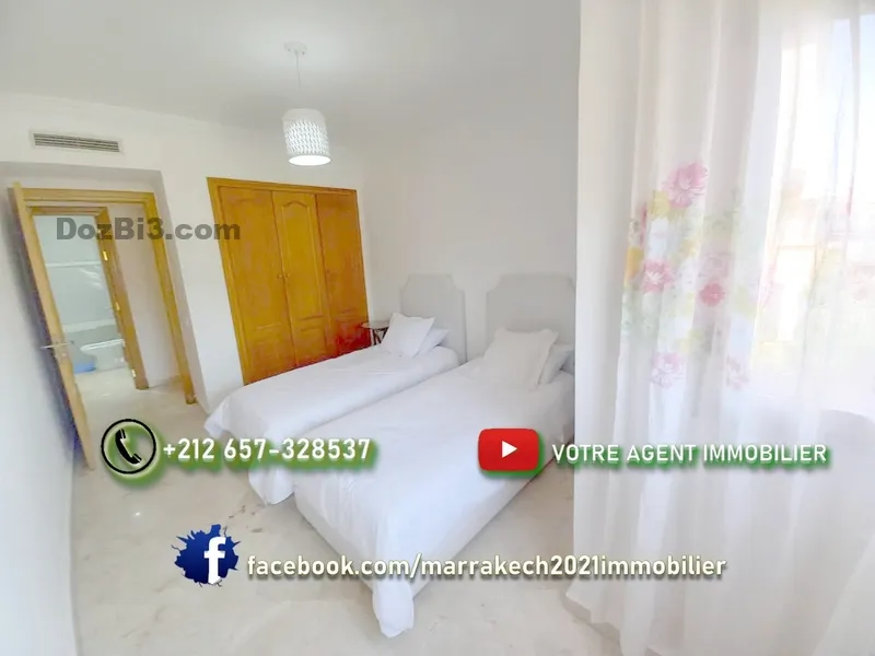 Appartement à Louer route de casa – meublé avec piscine