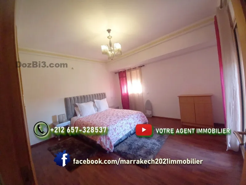 Appartement à Louer route de casa – meublé avec piscine