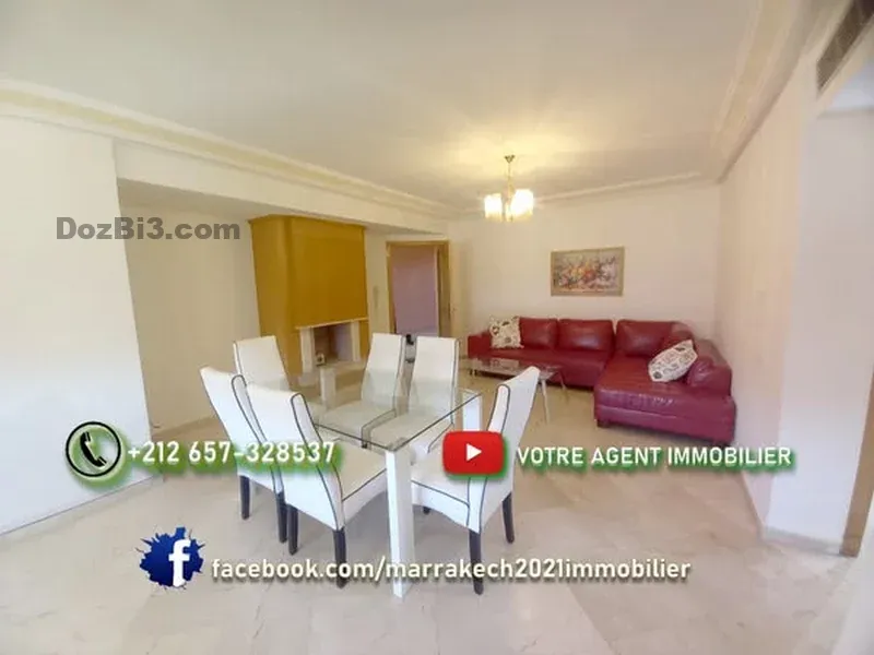 Appartement à Louer route de casa – meublé avec piscine