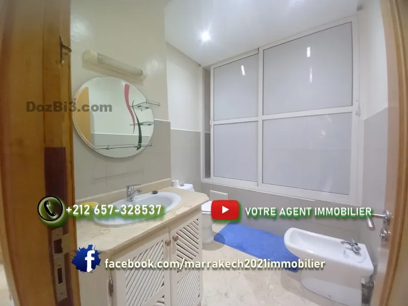 Appartement à Louer route de casa – meublé avec piscine