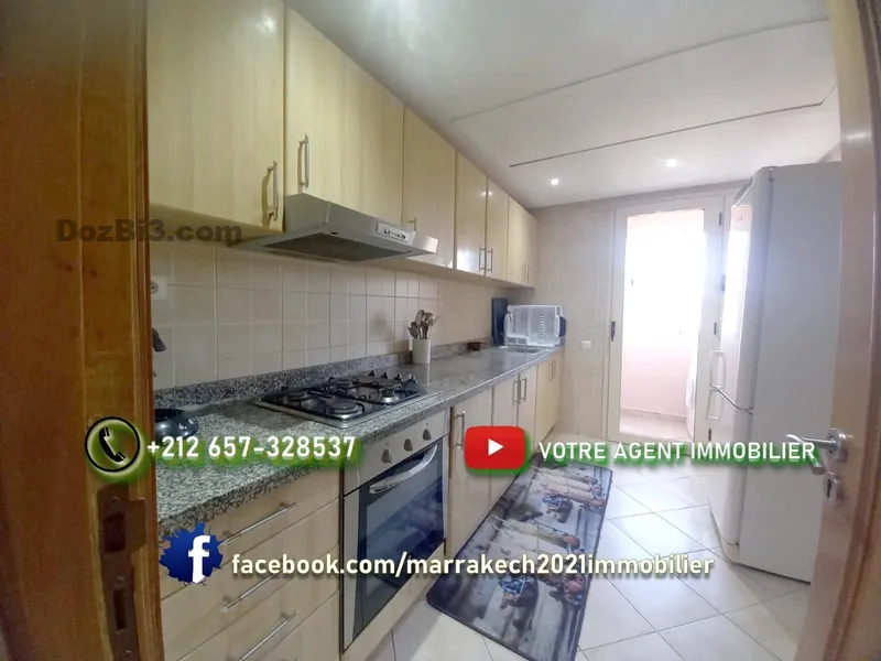 Appartement à Louer route de casa – meublé avec piscine