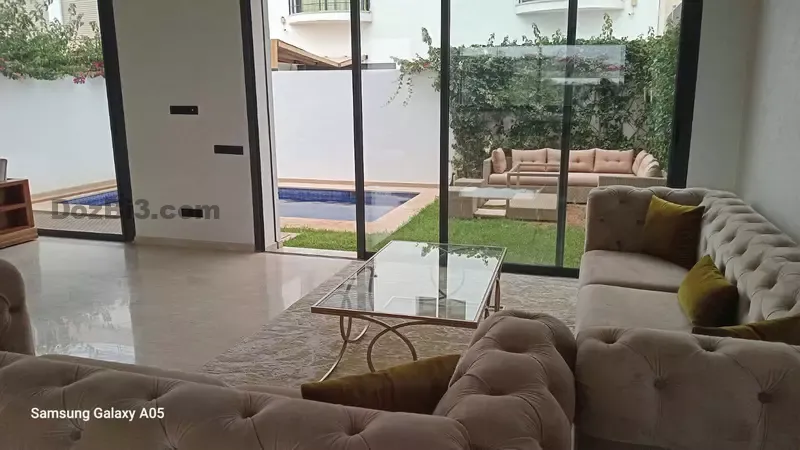 villa meublé a louer Dar Bouazza