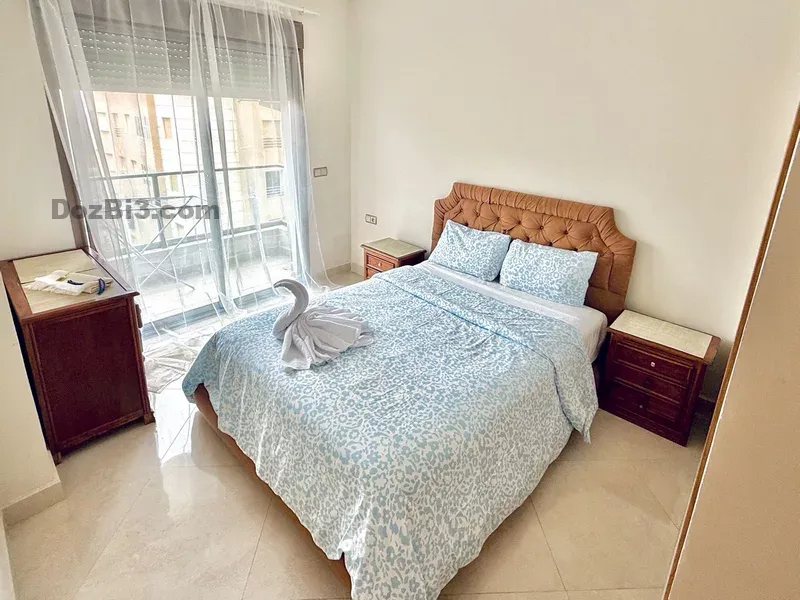 Appartement meublé à louer route Rabat