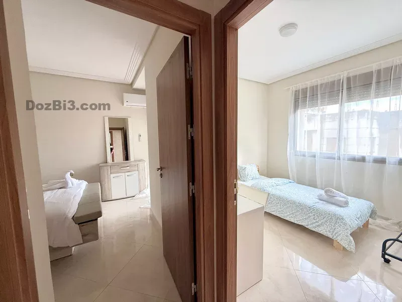 Appartement meublé à louer route Rabat