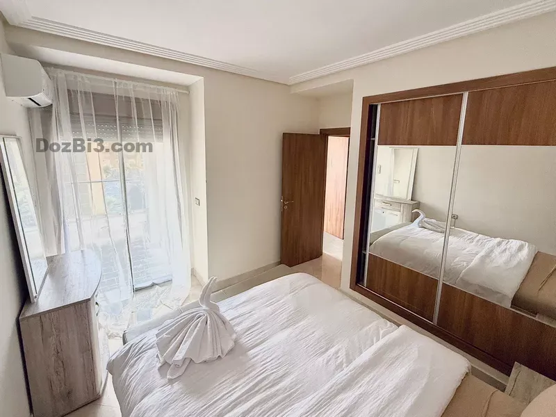 Appartement meublé à louer route Rabat