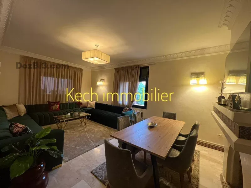 Appartement a louer meublé route de Fès