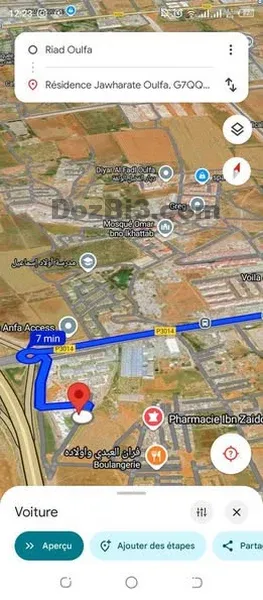 Appartement à louer à Oulfa avec ascenseur