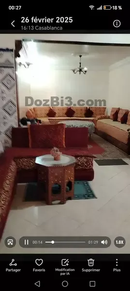 Appartement à vendre hay Hassani résidence Nakhil