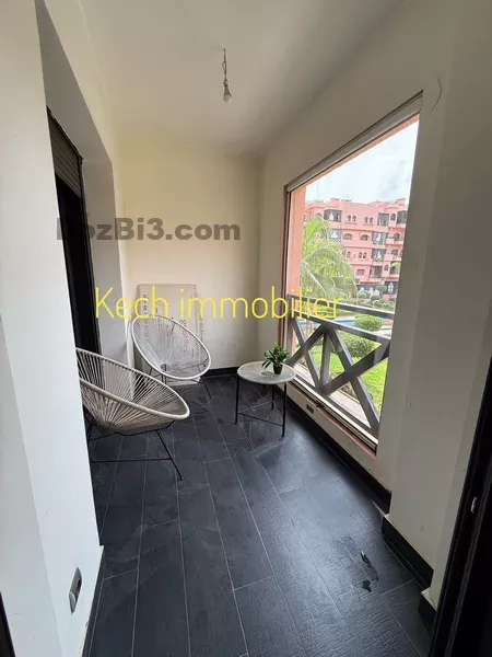 appartement à louer route de casa avec piscine