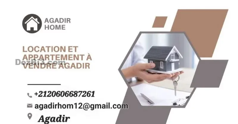 Appartement meublé à louer hay Salam