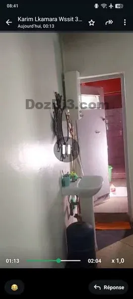 Studio à louer près de l’école Halima Saadia