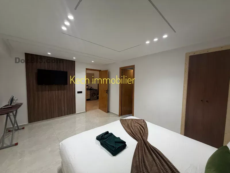 duplex meublé a louer Gueliz