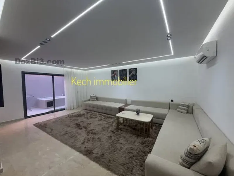 duplex meublé a louer Gueliz